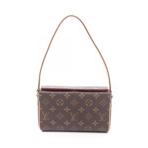 Louis Vuitton Recital Handbag, Coated Canvas and Leather, Monogram, Women's, Bro